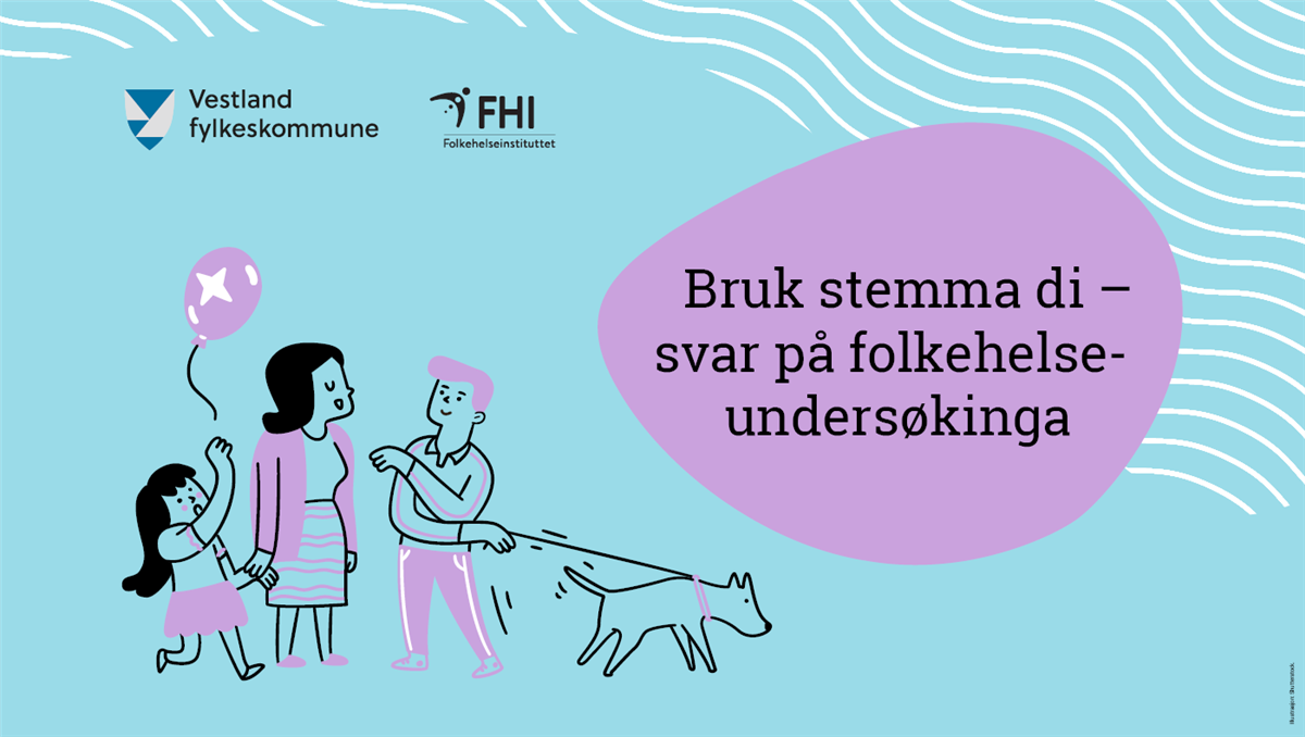 Bruk stemma di i spørjeundersøkinga til FHI - Klikk for stort bilde