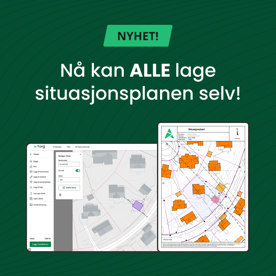 Bilde med tekst: Nå kan ALLE lage situasjonsplanen selv! - Klikk for stort bilde