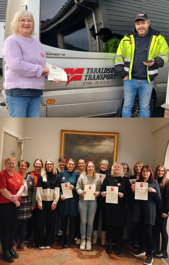 Dei sertifiserte i Skånevik - Klikk for stort bilde